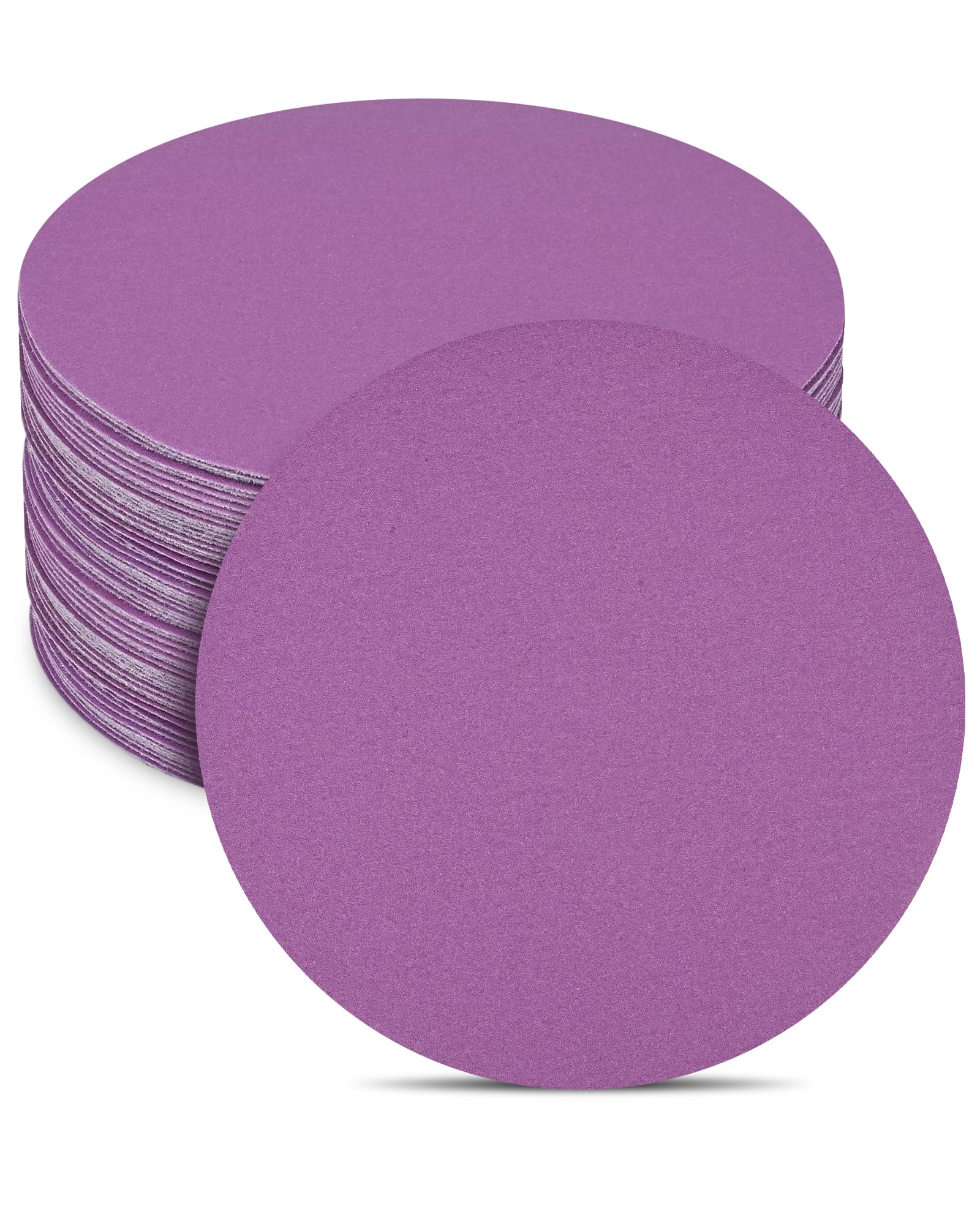 150mm Sanding Discs 180 Grit Purple Premium Sandpaper for Angle Grinder & Sander