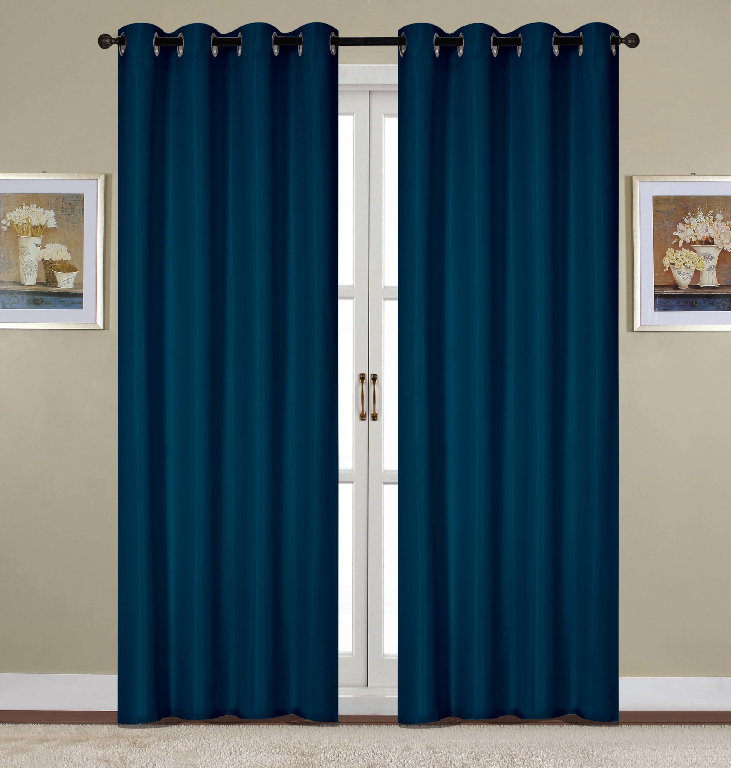 RT Designers CollectionKennedy Grommet Panel 90" Navy