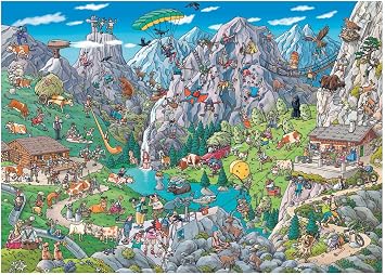 Heye Alpine Fun 1000 Piece Birgit Tanck Jigsaw Puzzle
