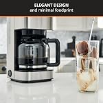 KRUPS Simply Brew Machine à café à goutte familiale, 10 tasses, noir et acier inoxydable