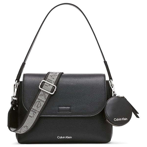 Calvin Klein Womens Millie 2 in 1 Flap Shoulder Bag & Crossbody