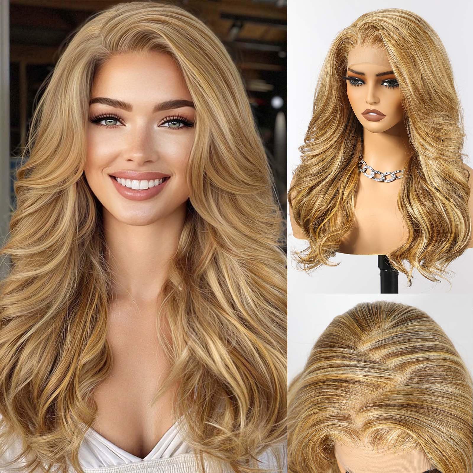 Amazon.com : HAIRCUBE 13x6 HD Synthetic Lace Front Wig, 24  display picture 2