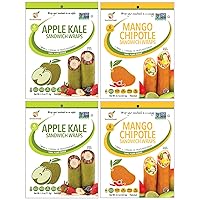 Vista 11 de Apple Kale Sandwich Wraps (Two-Pack) – Gluten-Free, Vegan, Low-Carb Wraps Made with Real Fruits & Vegetables – Plant-Based, Non-GMO, Paleo-Friendly