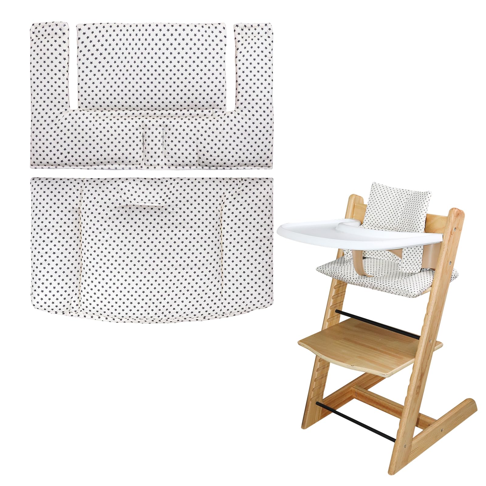 LLHQAMT for High Chair Cushion Soft And Comfortable Baby Seat Cover With Cute Graphics