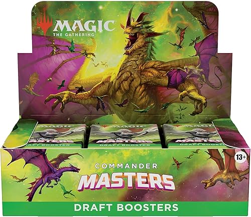 Miniatura 6 de Magic The Gathering Commander Masters Draft Booster Box - 24 paquetes (480 tarjetas)