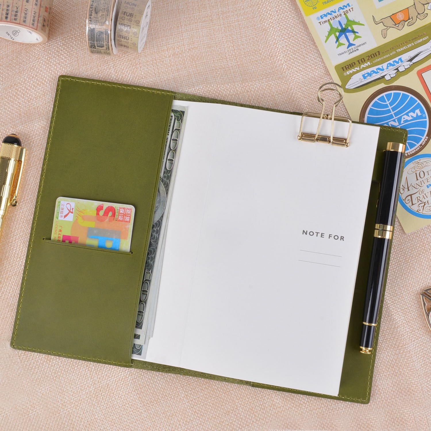 Amazon.co.jp: HANK 手帳 ノート メモ帳 システム手帳 A5/A6/B6 本革