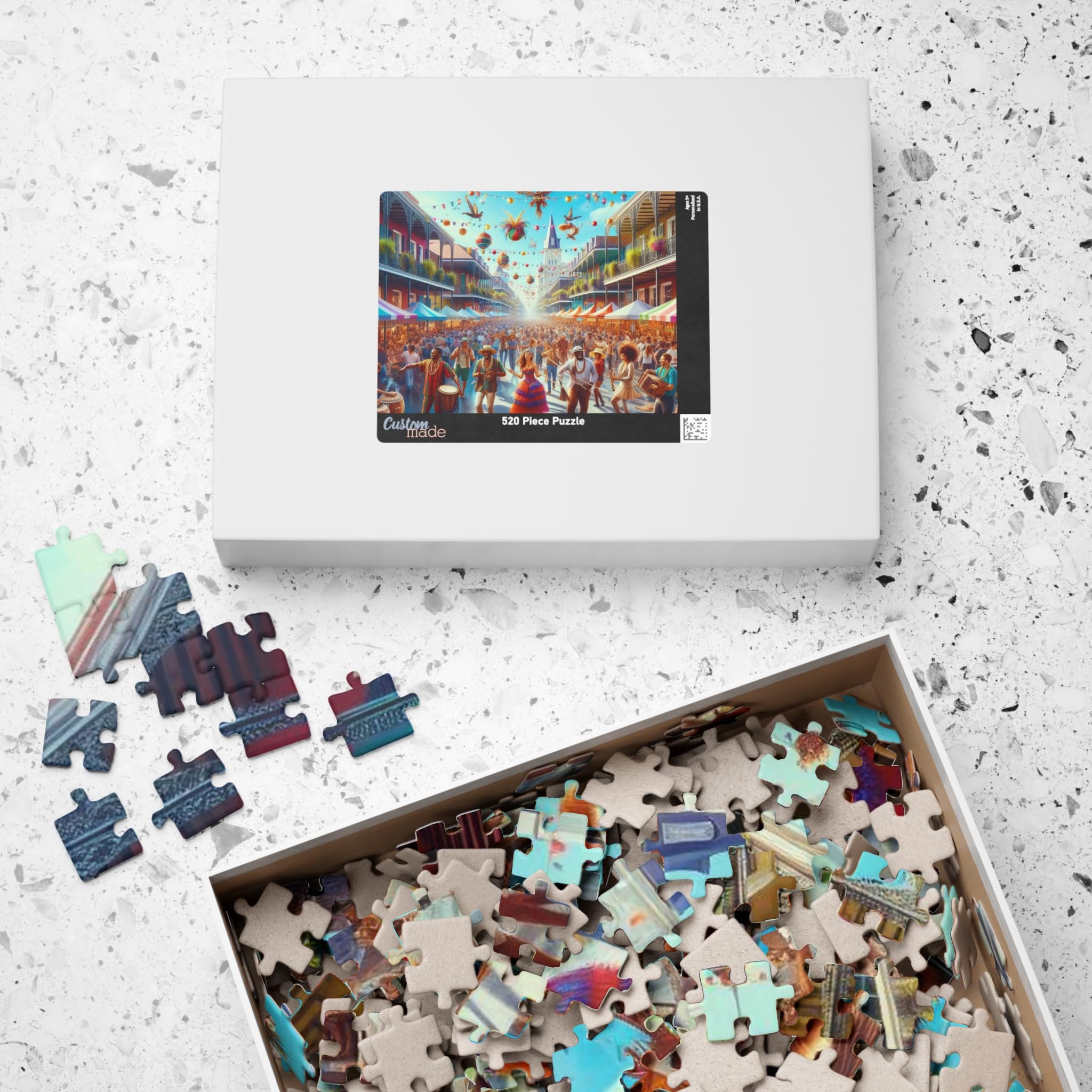 Amazon.com: Colorful Street Festivals in New Orleans Jigsaw Puzzle
