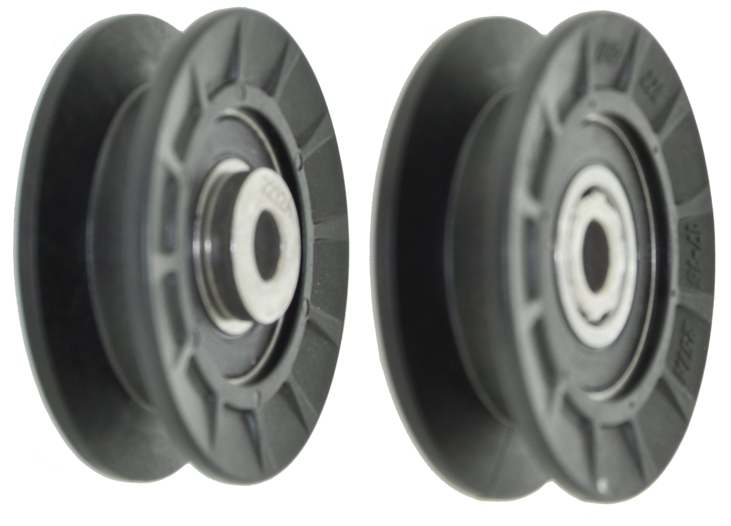 GREENSTAR - V-Groove Pulley on Bearing - Suitable for AYP Roper and Husqvarna CTH160 - Original Part 165626 - External Diameter: 63.5 mm, Inner Diameter: 9.5 mm, Width: 19 mm - 0.06 m x 0.06 m x 0.1