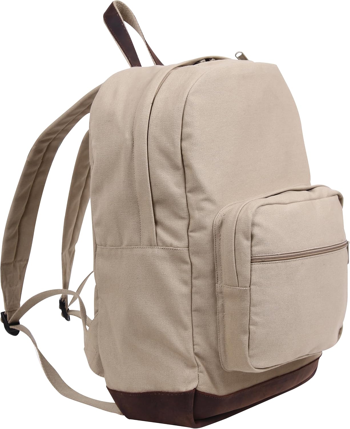 Rothco Vintage Canvas Teardrop Backpack - Classic Style with Leather Accents