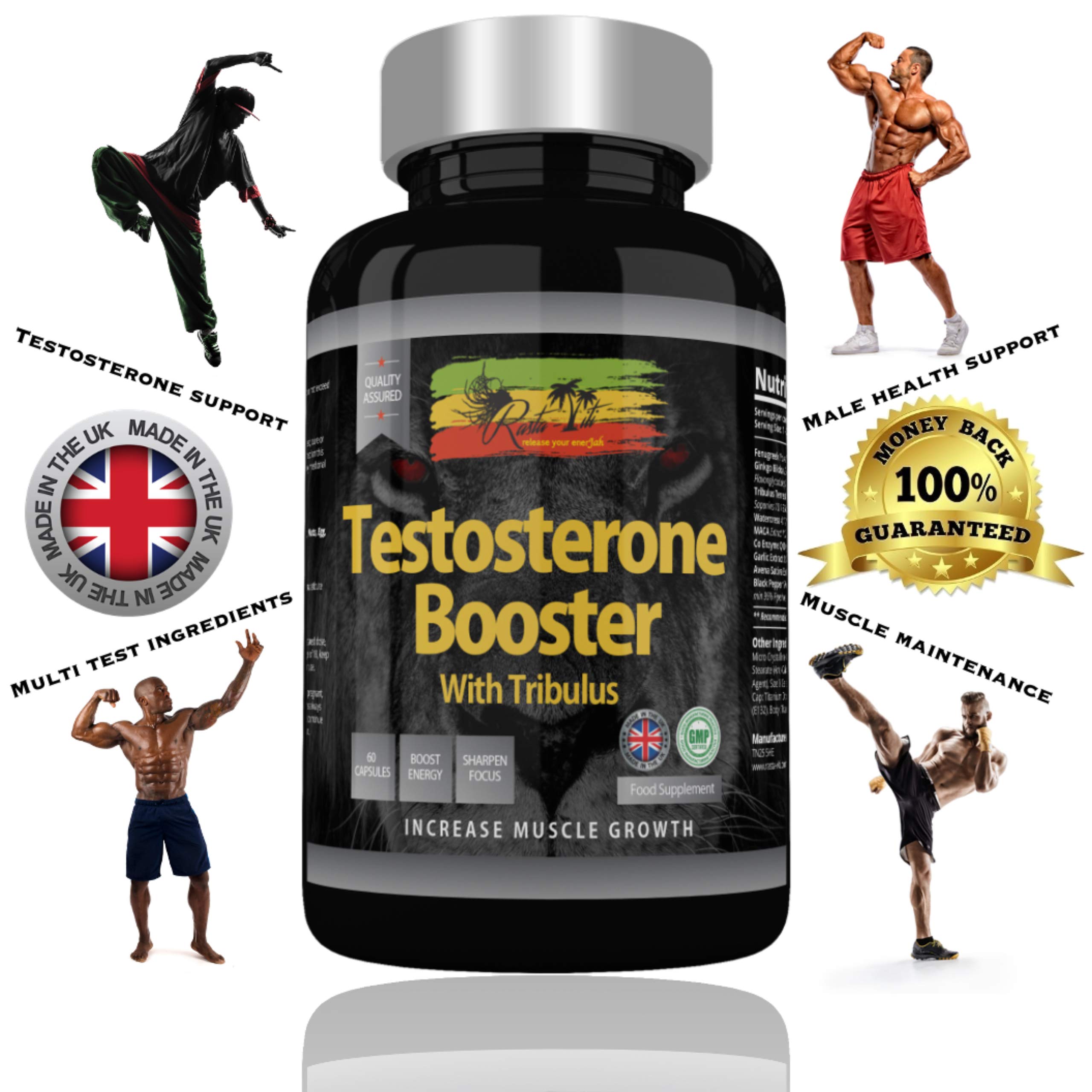 Testosterone Support Supplement for Men High Strength with Tribulus