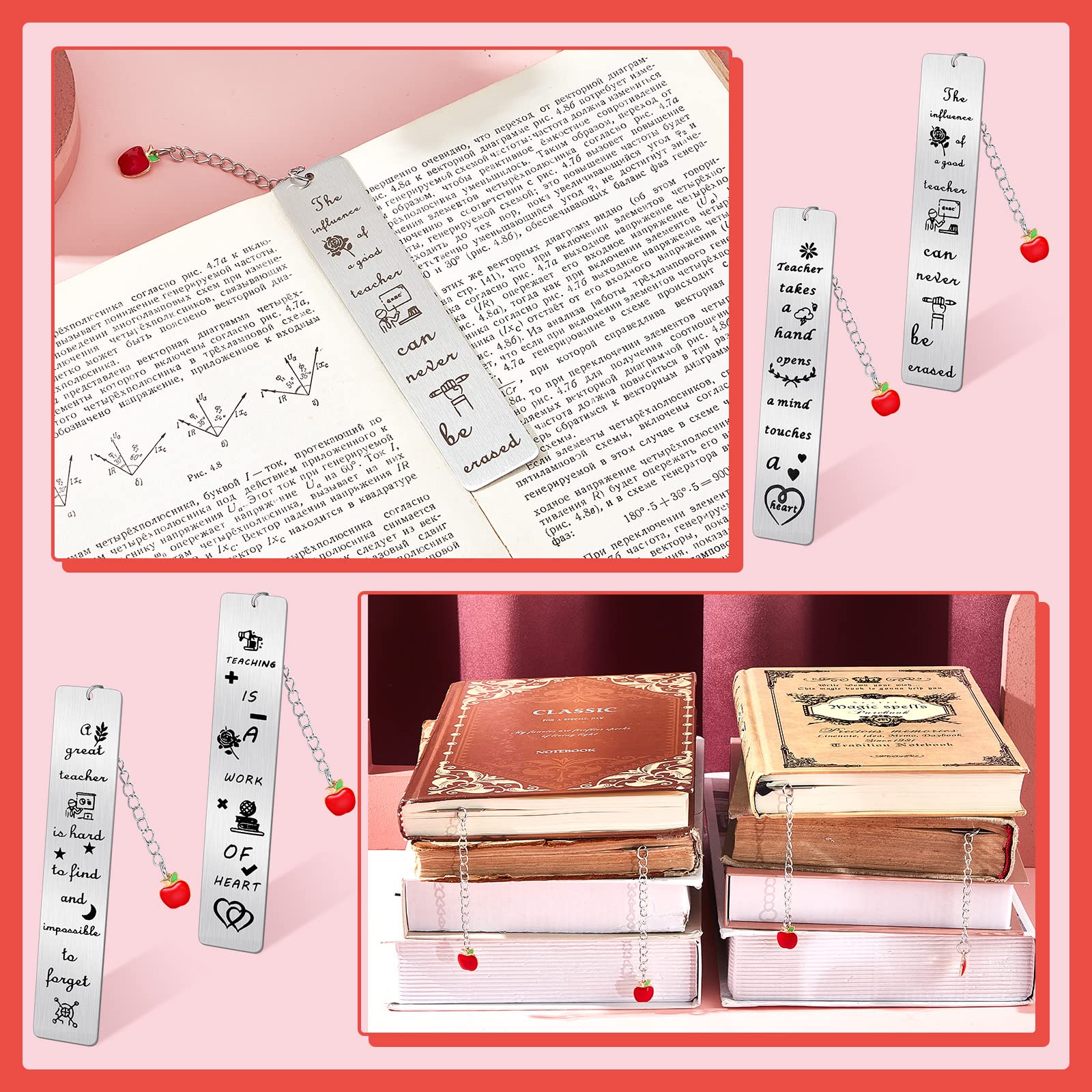 Marcapáginas Para Profesores Con Caja De Regalo, Regalos De Agradecimiento Para Mujeres Y Hombres, Regalos De Agradecimiento Para Profesores, Regalos De Agradecimiento Para Hombres, Regalos Especiales