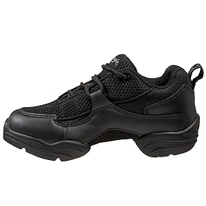 CAPEZIOダンススニーカーDS01 DANSNEAKER・BLACK CAPEZIO（カペジオ）ダンススニーカーDS01 DANSNEAKER・BLACK/黒