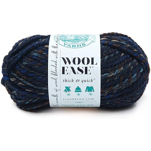 LION BRAND YARN COMPANY YARN THICK & QUICK SHADOW