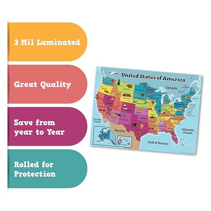 Buy United States Map for kids - 81h4RmTQ2 L.SS700 