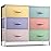Sorbus Dresser with 6 Drawers - Furniture Storage Tower Unit for Bedroom, Hallway, Closet, Office Organization - Steel Frame, Wood Top, Easy Pull Fabric Bins (Pastel/White)