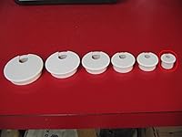 Vista 2 de Ojal de cordón blanco de 1.0 in #1041WH. (5 ojales)