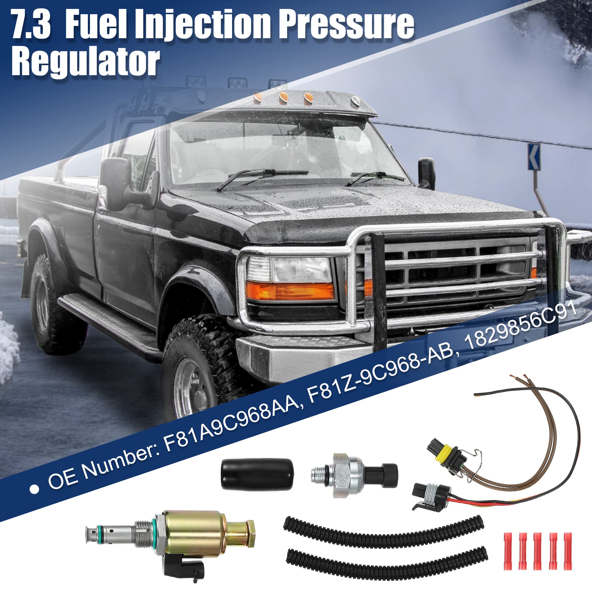 X AUTOHAUX 7.3 Carburant Injection Pression Régulateur ICP Capteur F81Z9C968AB