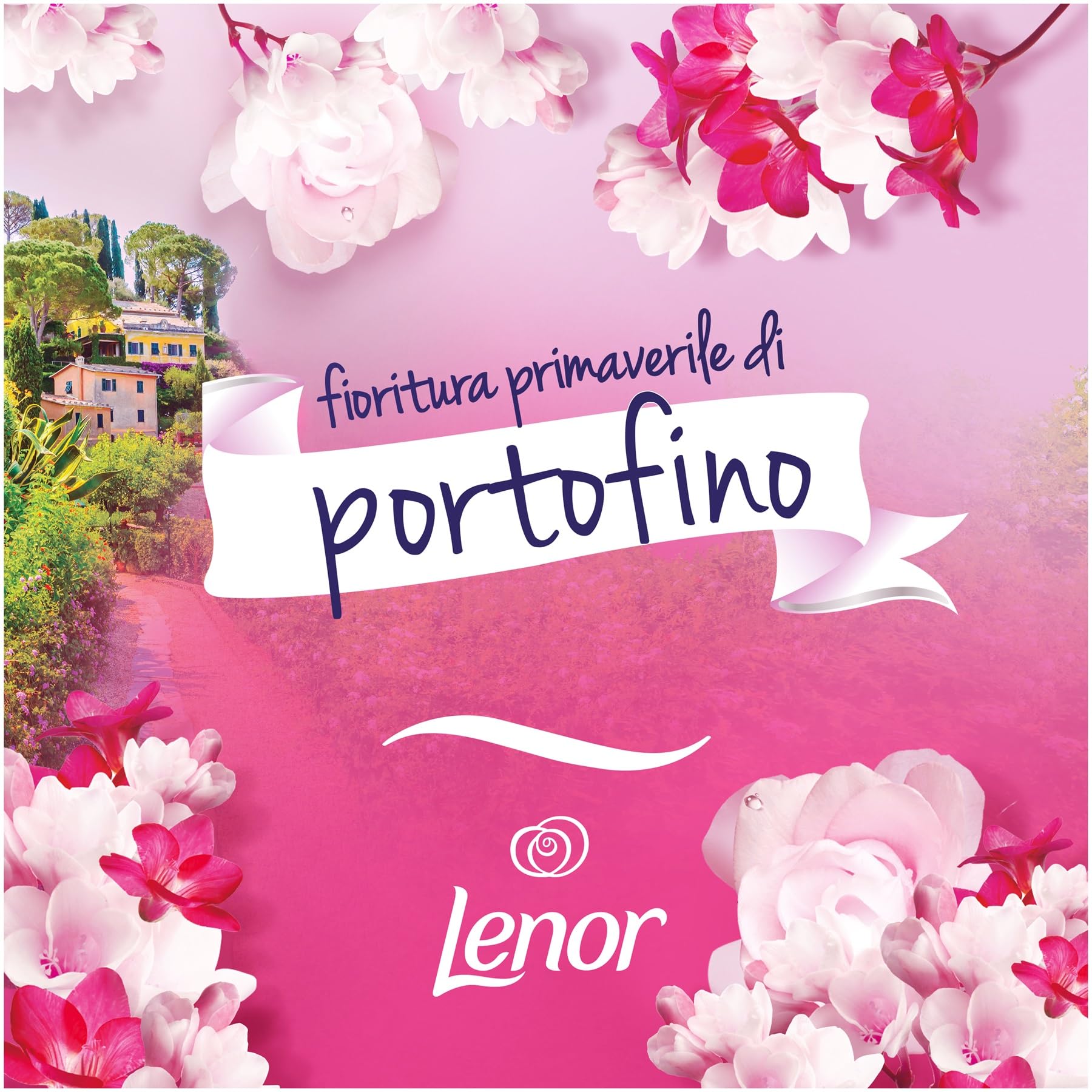 Ambi Pur Bagno Lenor Portofino, Deodorante per Ambienti ad Azione Continua Eliminazione e Prevenzione degli Odori, 8 Pezzi