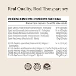 Real Mushrooms 5 Defenders Capsules - Organic Mushroom Extract w/Chaga, Shiitake, Maitake, Turkey Tail, Reishi Supplement Vegan, Non-GMO, 90 Caps
