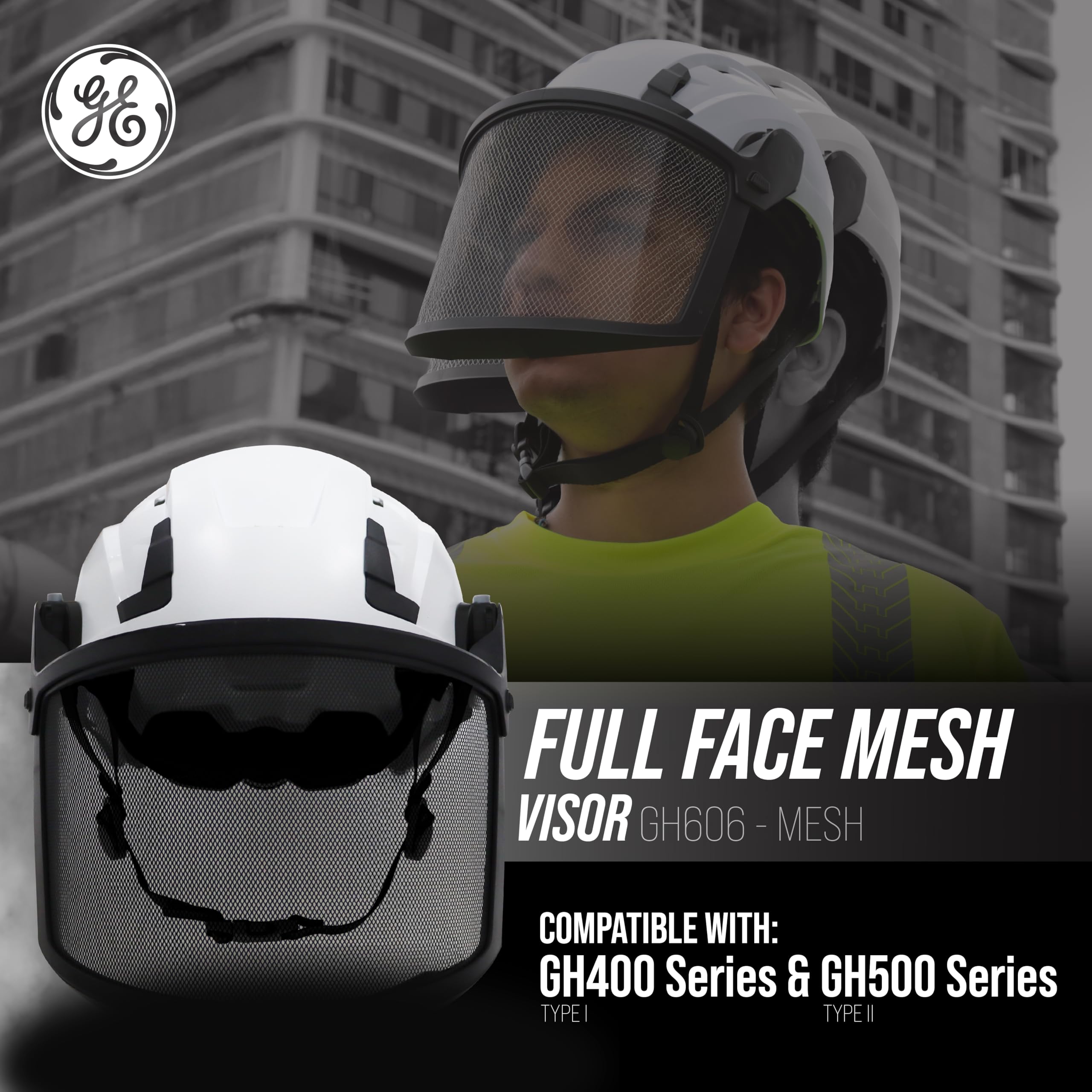 GE FULL FACE MESH VISOR