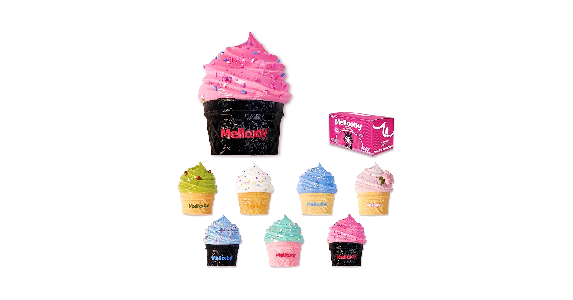 mellojoy スクイーズ ソフトツイスト バニラ キャンディースカイ mellojoy スクイーズ ソフトツイスト バニラ キャンディースカイ