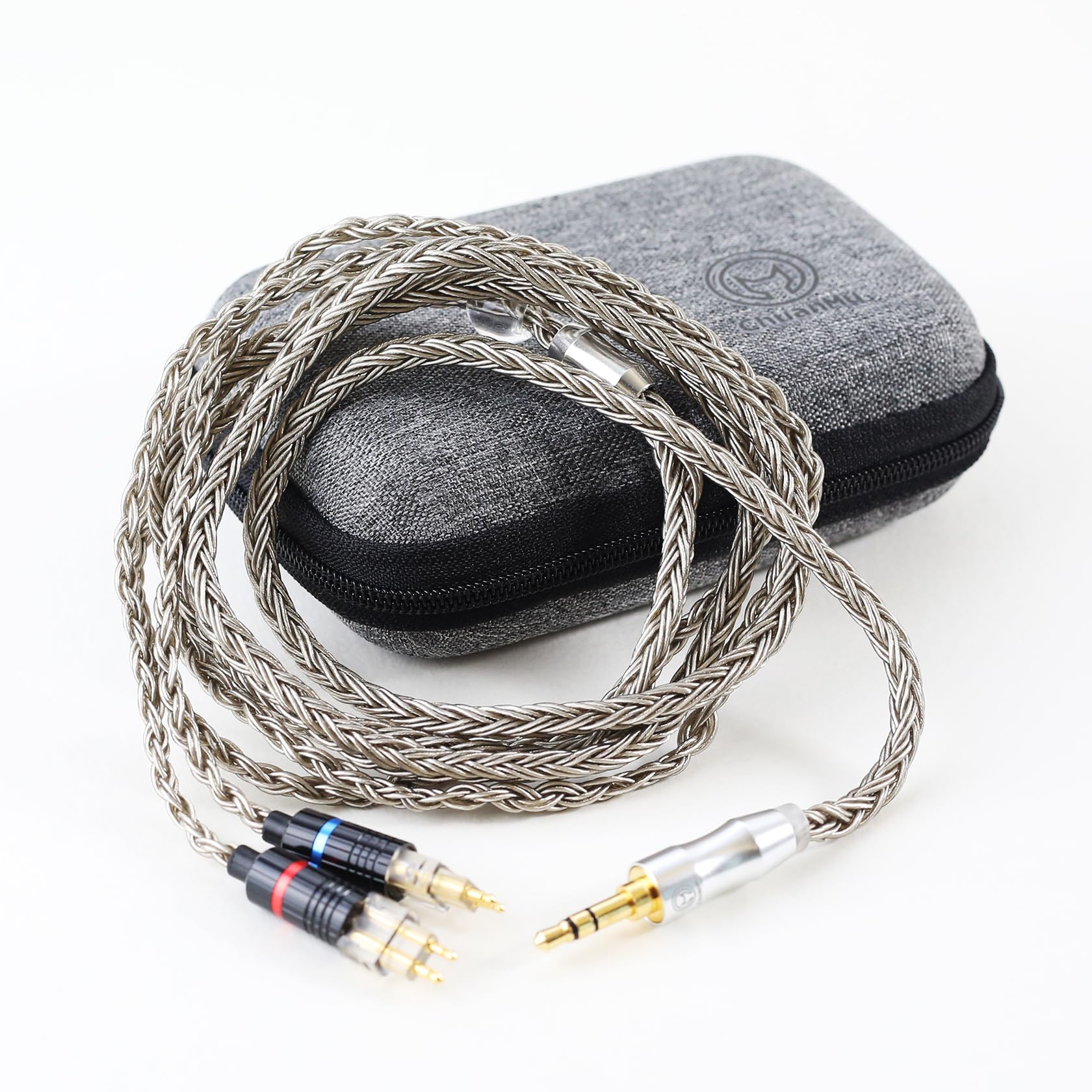 【川木】 ハイエンド リケーブル HD650 HD660S HD600 HD58X 対応 3.5mm 交換用 ヘッドホン 高純度導体 リケーブル ノイズ低減 1.2m 【M92】