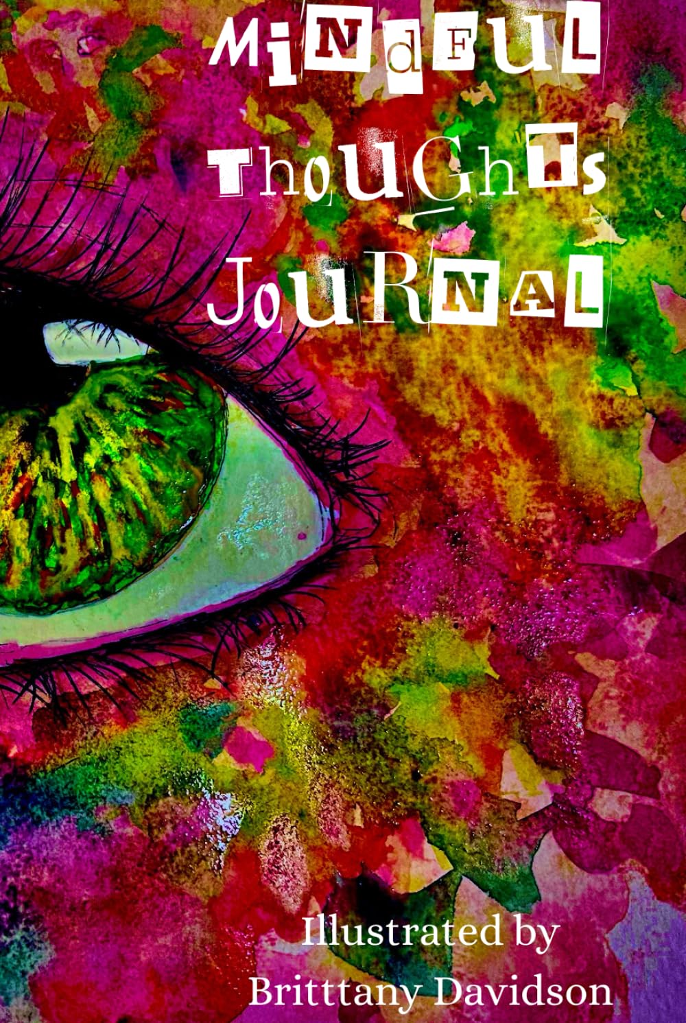 Mindful Thoughts Journal en papier premium de lin pour l'introspection et la gratitude