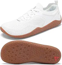 Tênis masculino de corrida em trilha minimalista sem queda de bico largo para homens Deadlift Cross Gym Walking Training Shoes