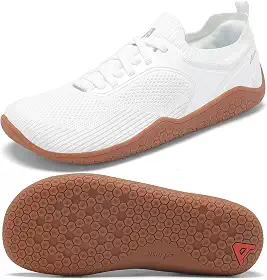 Tênis masculino de corrida em trilha minimalista sem queda de bico largo para homens Deadlift Cross Gym Walking Training Shoes