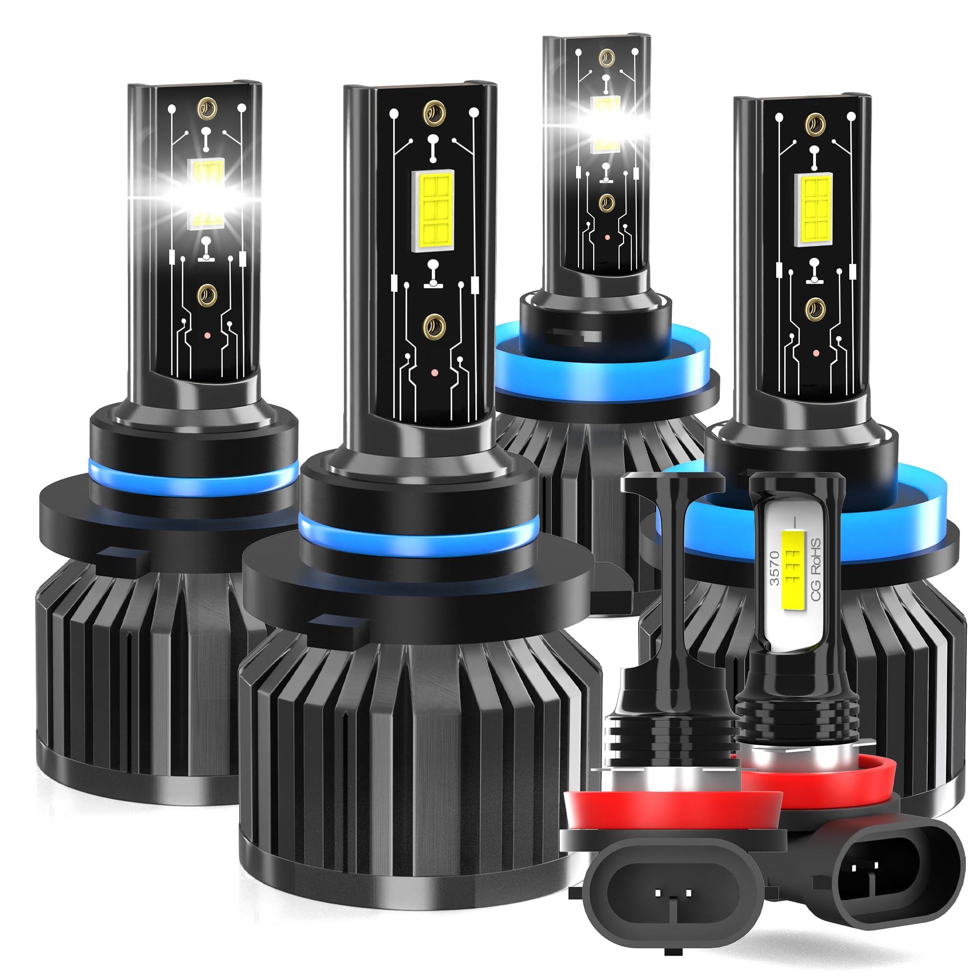 ZPXGIZT LED Headlight Bulbs Fit For Honda CR-V 2015-2019, 9005