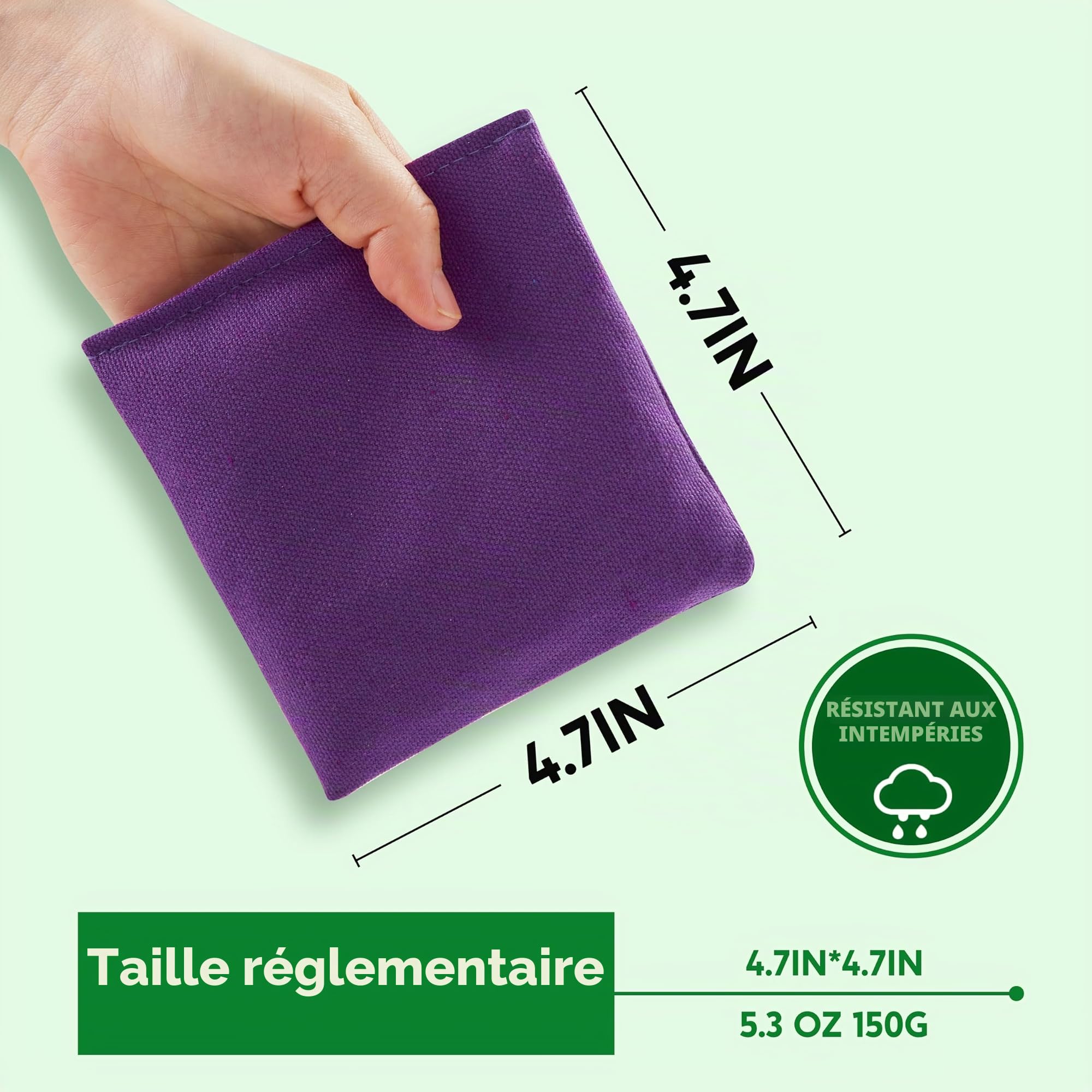 JOYIN Lot de 16 Sacs de Haricots Cornhole pour Lancer 12 x 12 cm 16 pièces Jeu de Lancer de Sacs de Haricots pour Enfants Jeux de Jardin en Plein air Jeu de Trou de Sac Adultes pour Cornhole