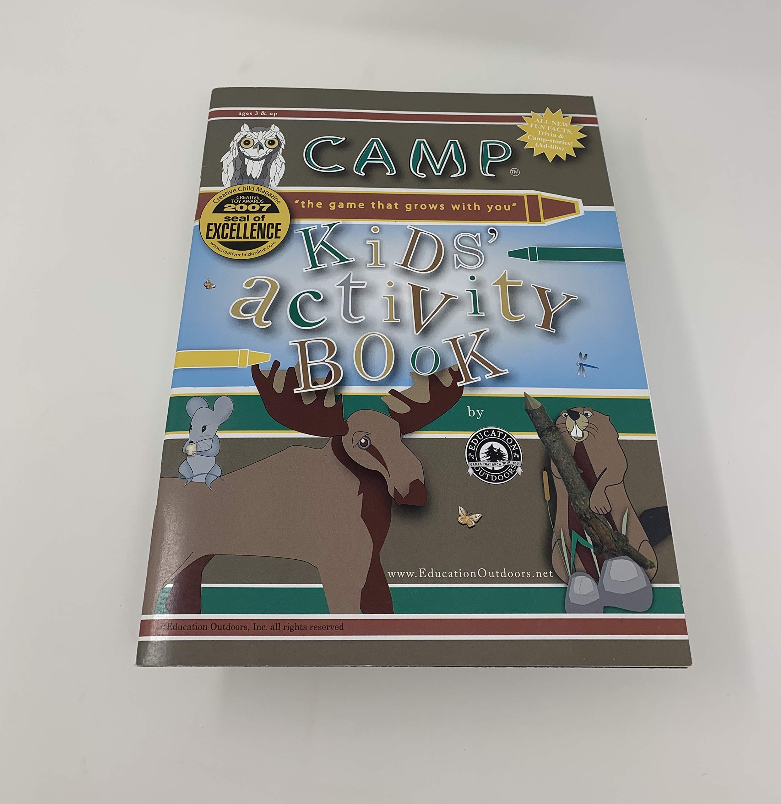 Education Outdoors Camp Activity Book from