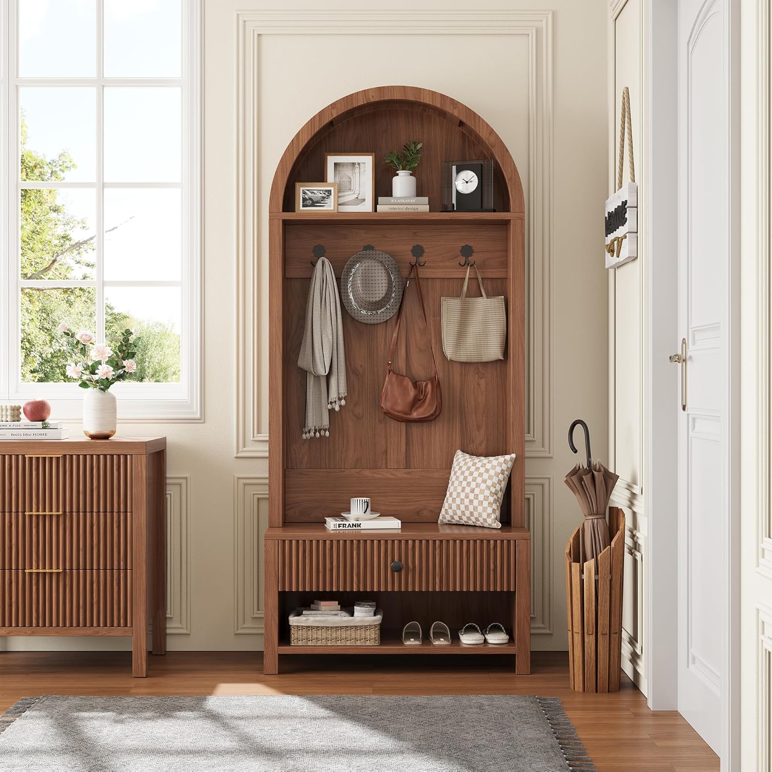 70.86-inch Entryway Hall Tree