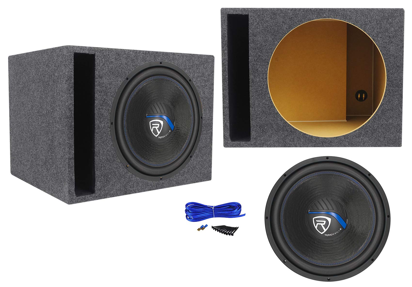 Amazon.com: Rockville W15K5S2 Bundle: 15 in 2000-Watt Peak/500