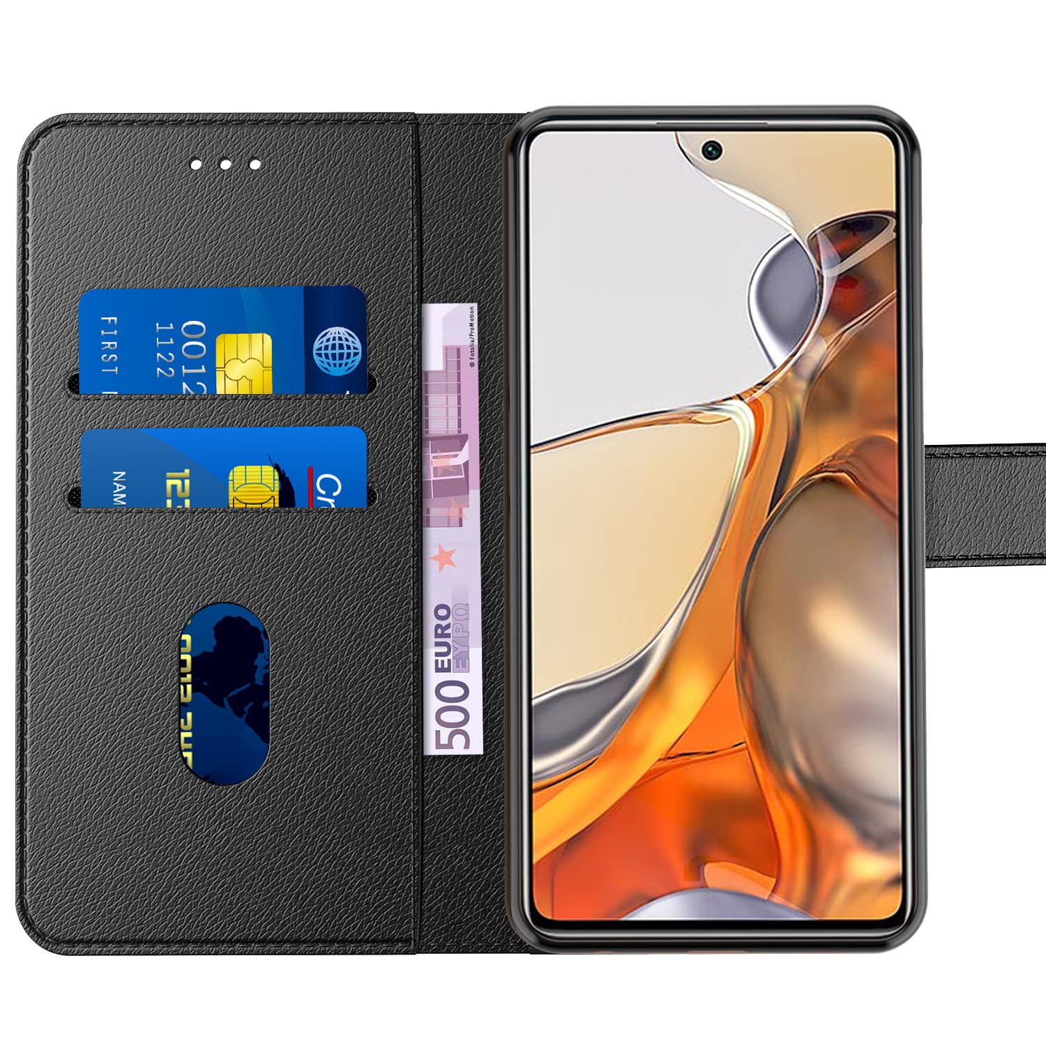 Nshkeji Custodia protettiva per Xiaomi Mi 11T Pro 5G in pelle [funzione di supporto] [pelle di alta qualità] Custodia protettiva per Xiaomi Mi 11T Custodia protettiva a libro in pelle 5G