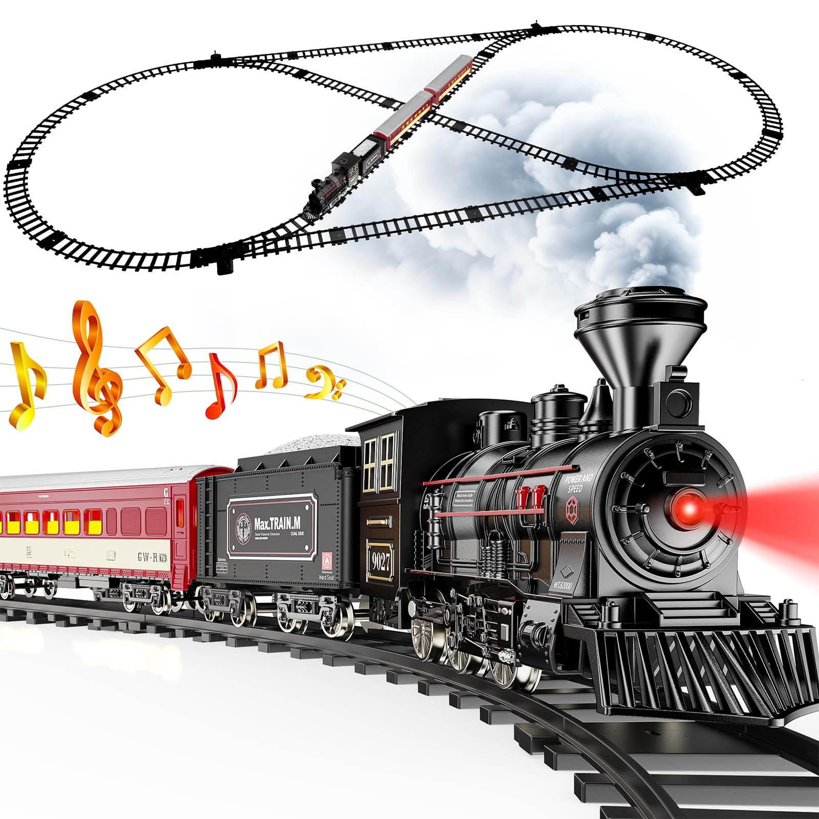 Hot Bee Metal Train Set with Luxury Tracks, for Boys โ image 1