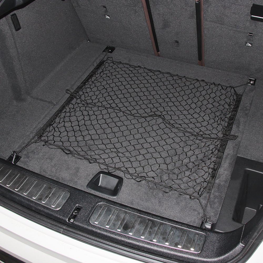 AndyGo Car Rear Elastic Cargo Mesh Organizer Nylon Trunk Net Fit for Subaru Forester Outback Lmpreza Justy Legacy Tribeca XV XT RX SVX Loyale BRZ Baja Brat Deluxe