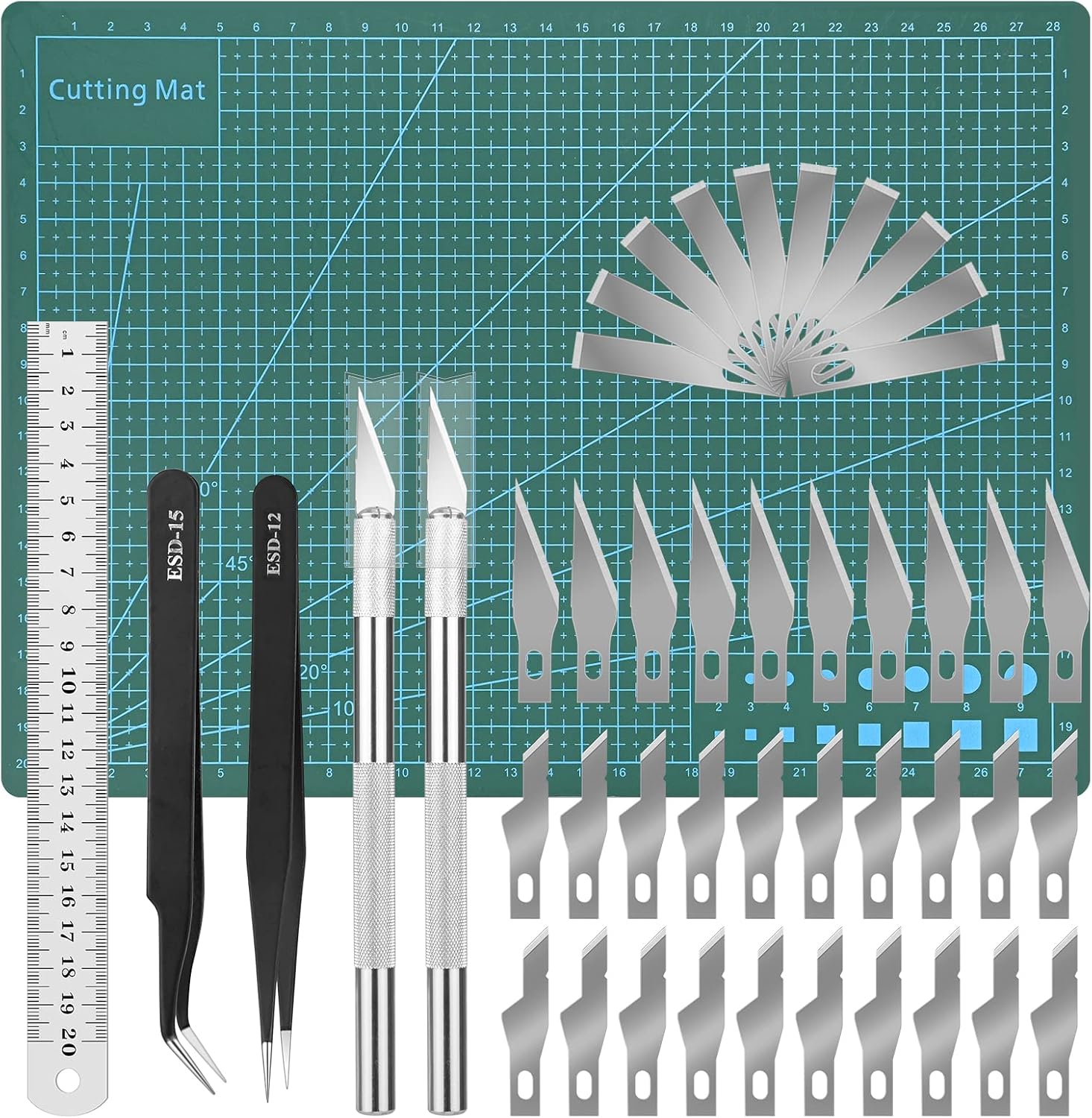 Craft Cutting Tools Knife Set, Exacto Carving Knife Set Includes