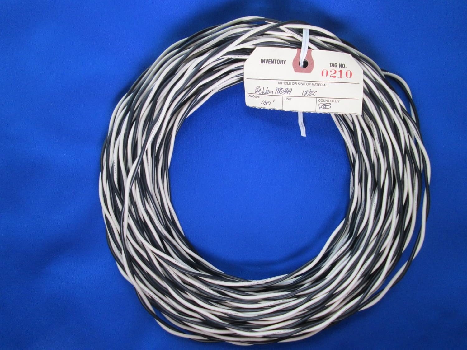 Amazon ベルデン Belden 1863A18/2C Unjacketed High Conduct Copper Plenum