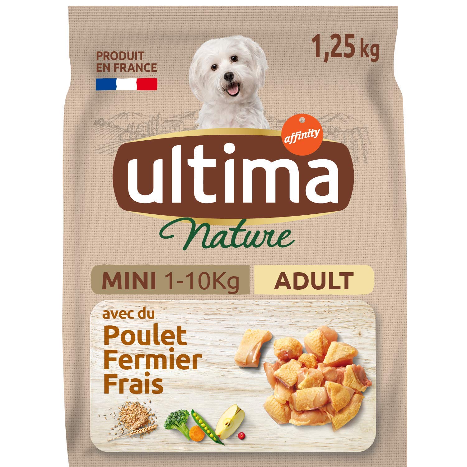 AMANOVA Mini met 70% verse kip voor volwassen kleine honden
