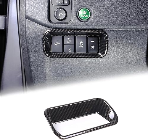 Marco de botón de interruptor de ajuste de luz antiniebla para Honda Pilot 2016-2022Ridgeline 2017-2023Passport 2019-2023, accesorios protectores