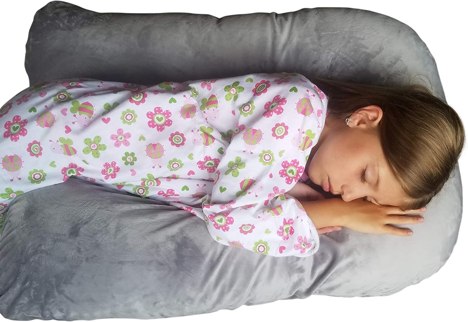 Sleep Zzz Bedtime Pillow w/Removable Washable Cover Grey Color Amazon.ca Home