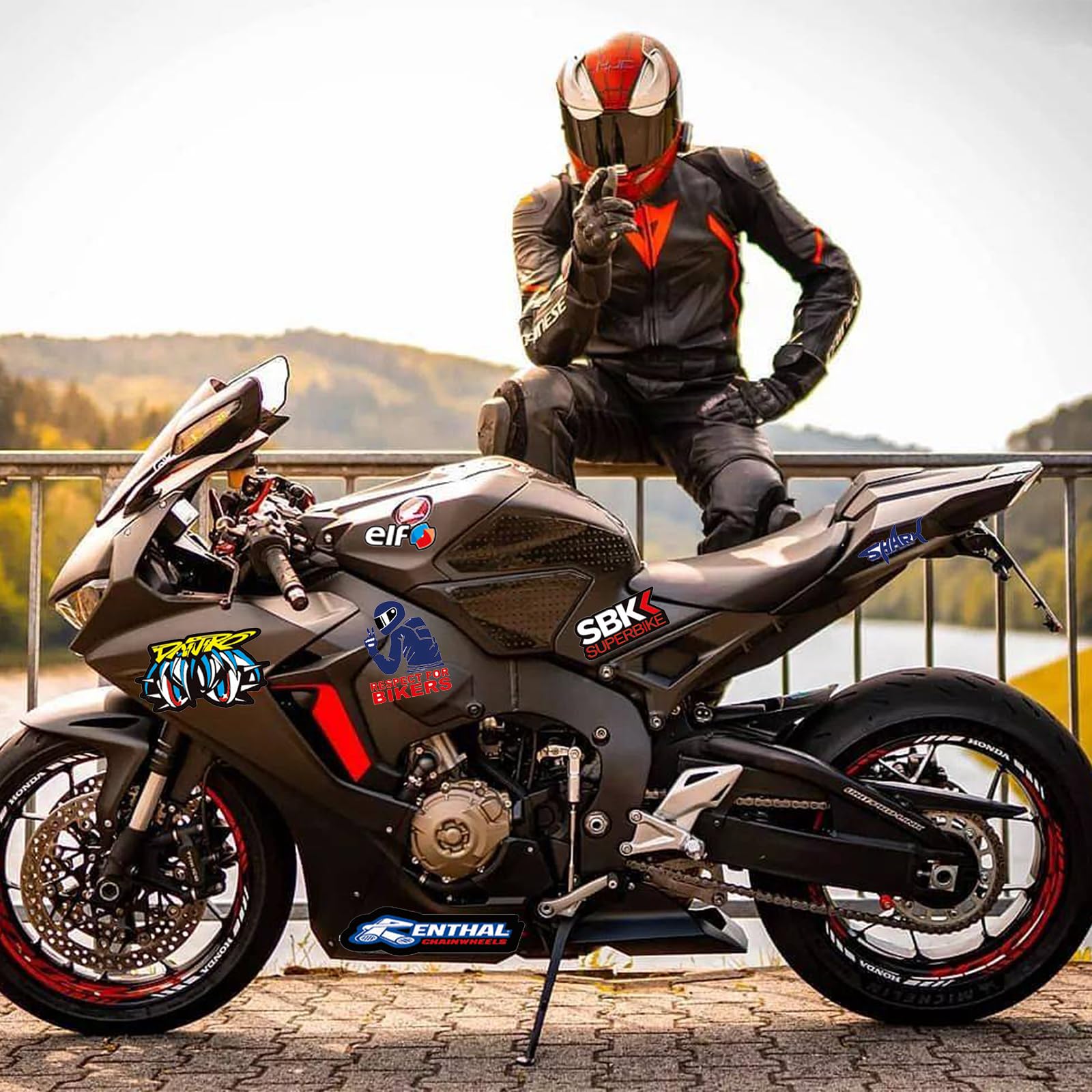 Autocollants Moto Voiture Rallye - Stickers PVC, Résistants Aux UV Et à L'eau, Prédécoupés, Pour Personnalisation