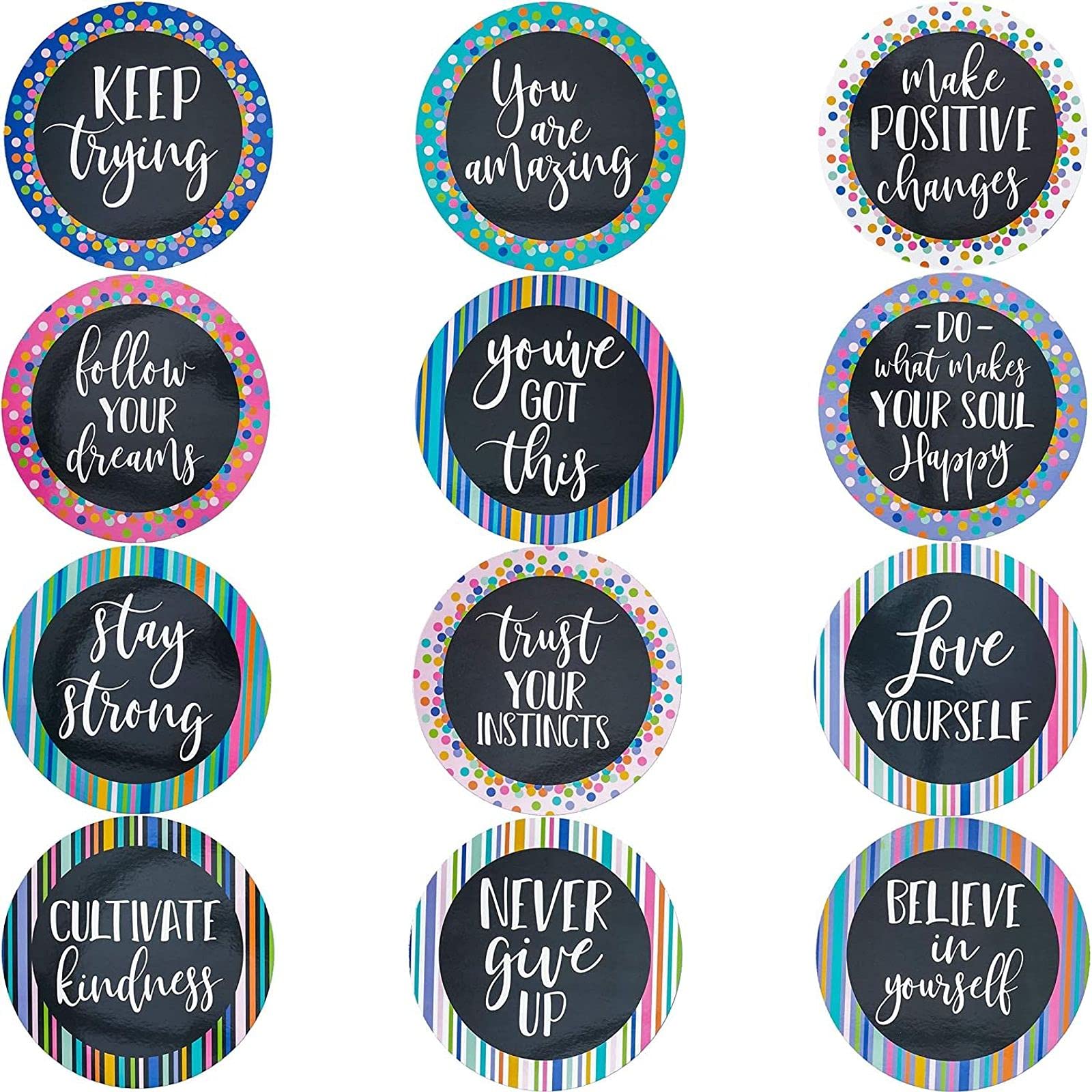 Buy Motivational Bulletin Board Borders Cutouts with Positive Sayings