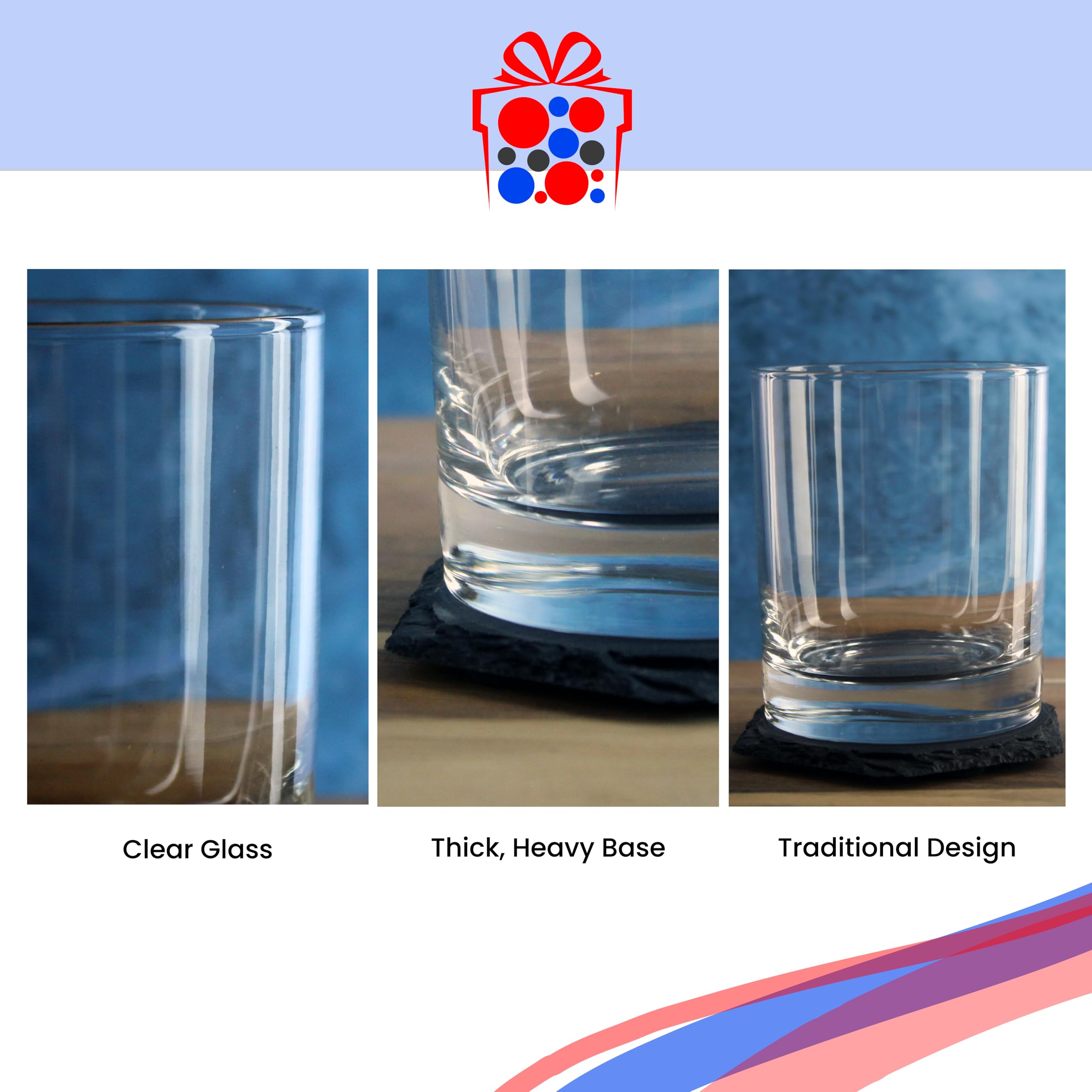 Vaso de whisky personalizado con texto en inglés "Happy Birthday", con texto en inglés «Happy Birthday» para cualquier ocasión, caja de regalo incluida, impreso y grabado en el Reino Unido