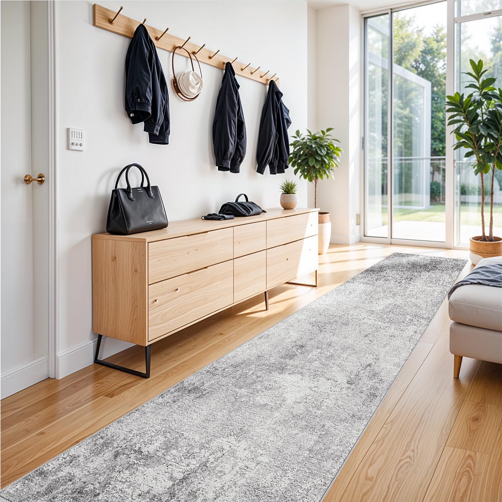 Amazon.com: RUUGME Washable 3x14 Hallway Runner Rug - Runner Rugs ...
