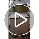 SONGMICS Trash Can, 2 x 8 Gallon (2 x 30 L) Garbage Can for Kitchen, with 15 Trash Bags, 2 Compartments, Plastic Inner Buckets and Hinged Lids, Airtight, Almond Color ULTB201A01