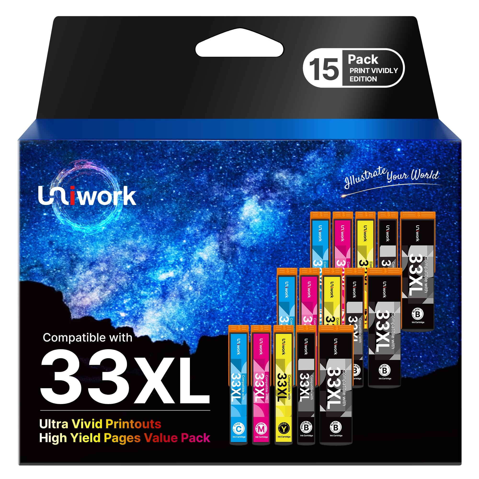33XL Druckerpatronen Kompatible für Epson 33XL 33 XL 33 für XP 7100 XP7100
