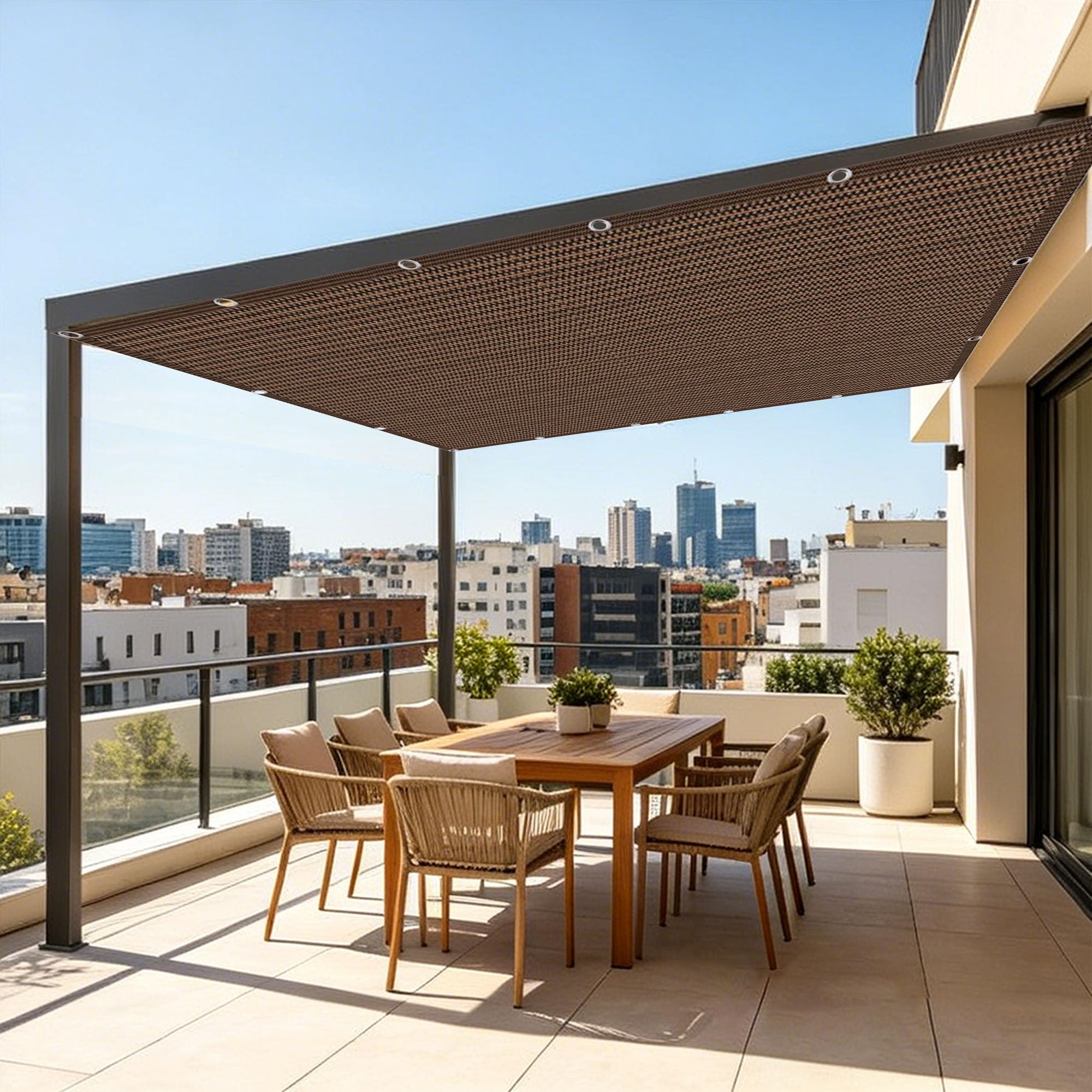 Toile d'ombrage de serres anti UV bloquant la chaleur pour terrasse et potager