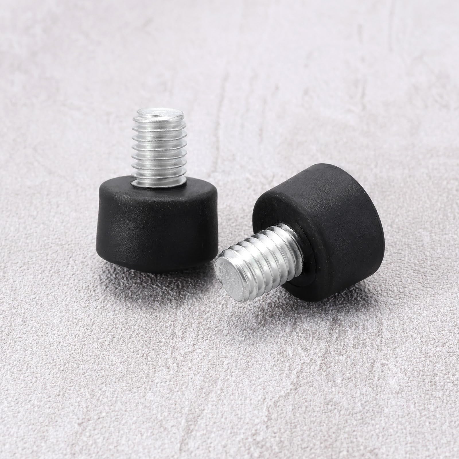 3 Pezzi Piedini Per Treppiede In Gomma Antiscivolo Compatibili Con Dimensioni Filettatura 3/8 Pollici Gambe In Gomma Piedini Per Fotocamera Monopiede Parti Di Ricambio Nere